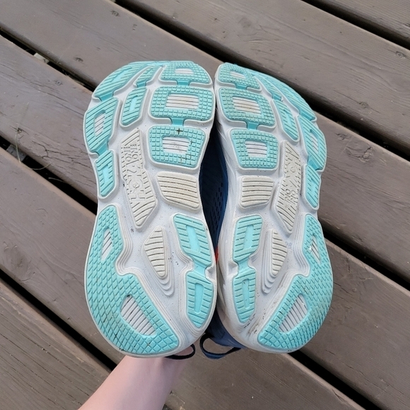 Hoka One One Bondi 7 Real Teal/Outer Space Running Athletic‎ Shoes Sneakers 11.5 main image 4